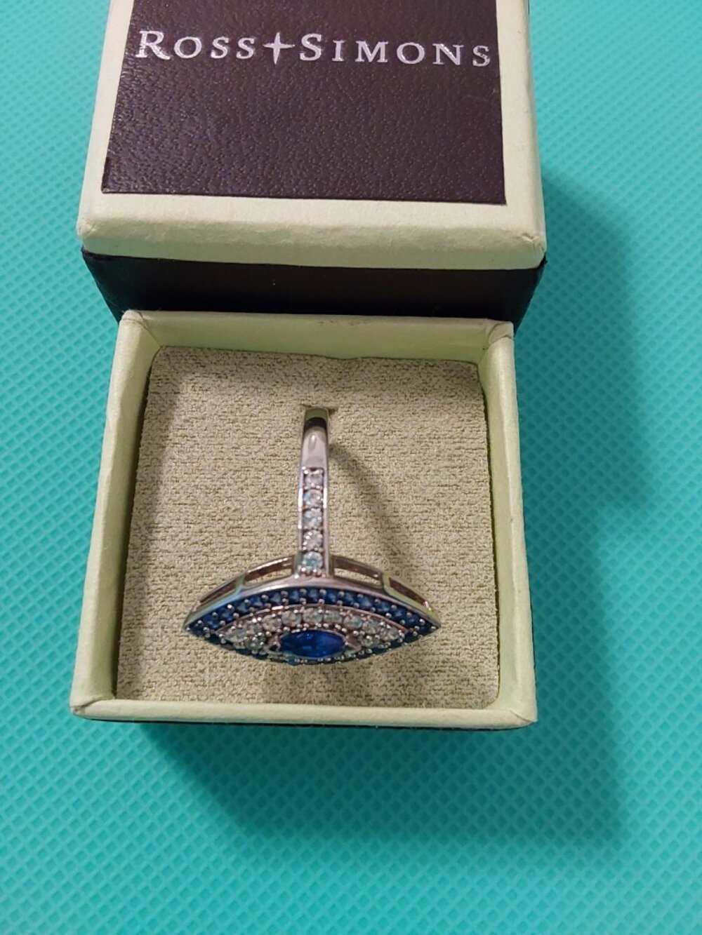 EVIL EYE RING ROSS SIMONS JEWELRY 2015 GORGEOUS - Picture 13 of 15
